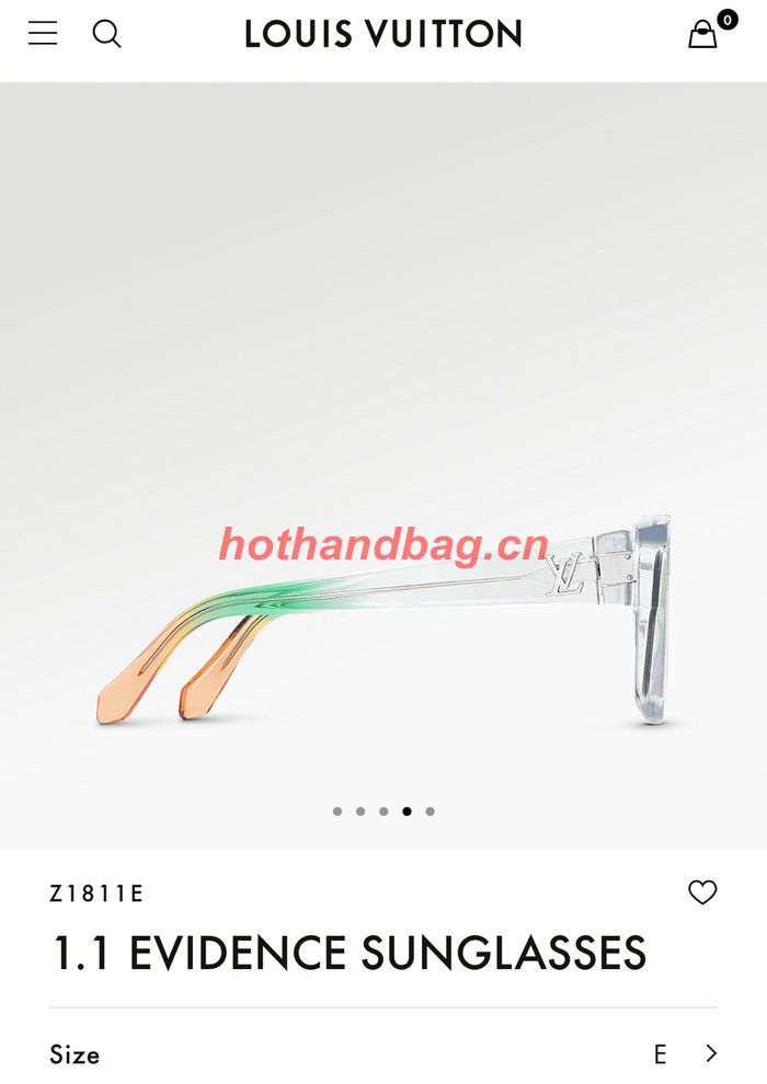 Louis Vuitton Sunglasses Top Quality LVS02676 Louis Vuitton Sunglasses Top Quality LVS02676